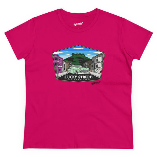 Lucky Street San Francisco Women's Midweight Cotton Tee